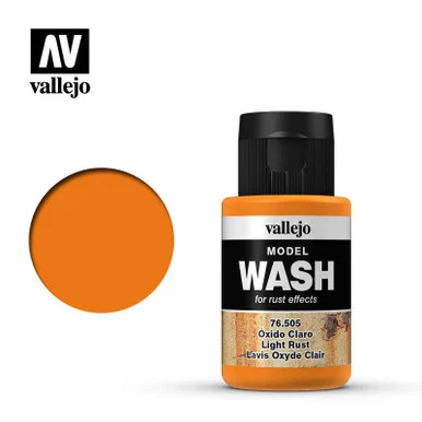Vallejo Paint 35ml Bottle Light Rust Model Wash