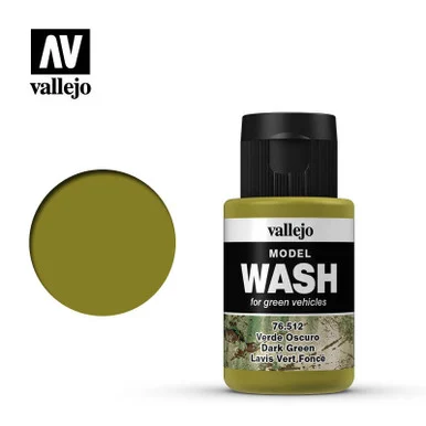 Vallejo Paint 35ml Bottle Dark Green Model Wash