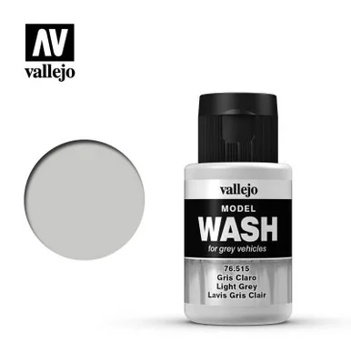Vallejo Paint 35ml Bottle Light Grey Model Wash