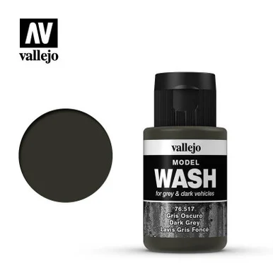 Vallejo Paint 35ml Bottle Dark Grey Model Wash