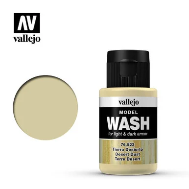 Vallejo Paint 35ml Bottle Desert Dust Model Wash