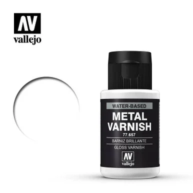 Vallejo Paint 32ml Bottle Gloss Metal Varnish
