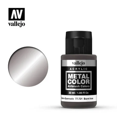 Vallejo Paint 32ml Bottle Burnt Iron Metal Color