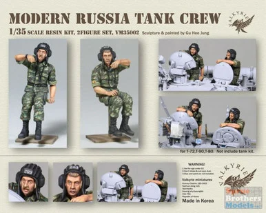 VLKVM35002 1:35 Valkyrie Models - Modern Russian Tank Crew (2 Figure Set)