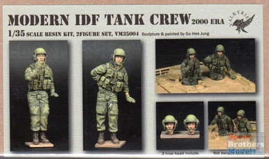 VLKVM35004 1:35 Valkyrie Models - Modern IDF Tank Crew (2 Figure Set)