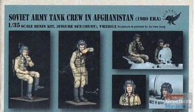 VLKVM35013 1:35 Valkyrie Models - Soviet Army Tank Crew in Afghanistan 1980 Era (2 Figure/1 Bust Set)