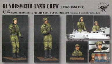 VLKVM35019 1:35 Valkyrie Models - Bundeswehr Tank Crew 1960-1970 Era (2 Figure/1 Bust Set)