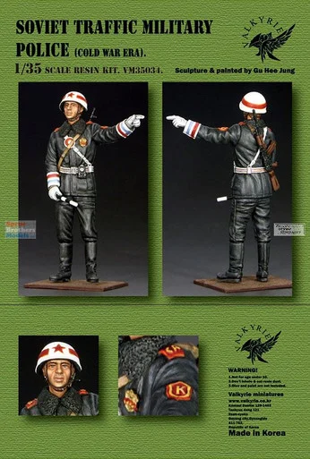 VLKVM35034 1:35 Valkyrie Models - Soviet Traffic Military Police Figure [Cold War Era]