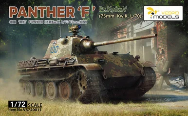 1/72 Vespid Pz.Kpfw.V Panther Ausf.F (75mm Kw.K. L/70)