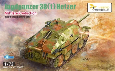 1/72 Vespid Jagdpanzer38(t) Hetzer Mid Production