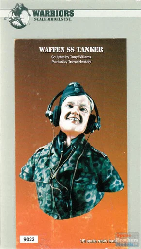 WAR09023 1:9 Warriors Bust - SS Tanker Bust with Headphones