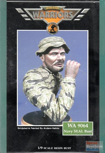 WAR09064 1:9 Warriors Bust - Navy SEAL Bust