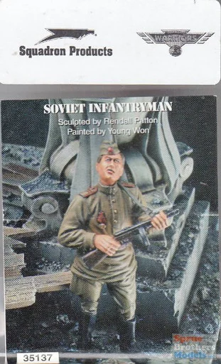 WAR35137 1:35 Warriors Soviet Infantryman Figure