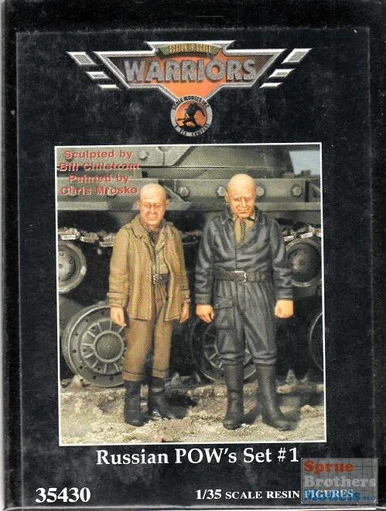 WAR35430 1:35 Warriors Russian POW's Set #1 Figure Set