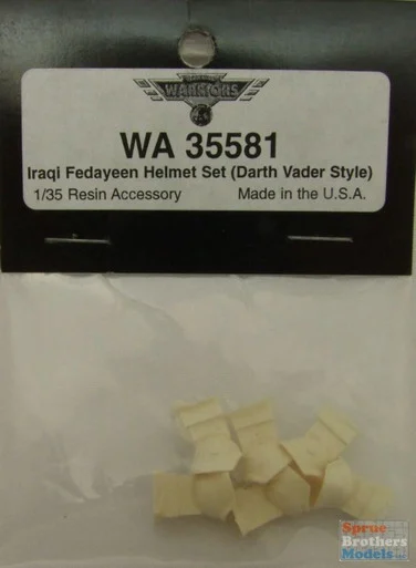 WAR35581 1:35 Warriors Iraqi Fedayeen Helmet Set