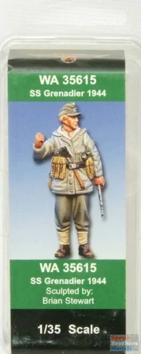 WAR35615 1:35 Warriors SS Grenadier in Kharkov Parka 1944 Figure