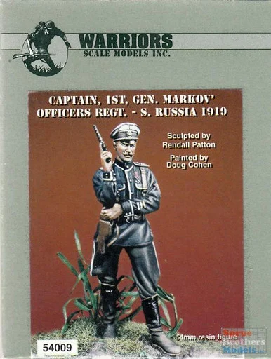 WAR54009 54MM Warriors - Captain 1st Gen Markov Officers Regt