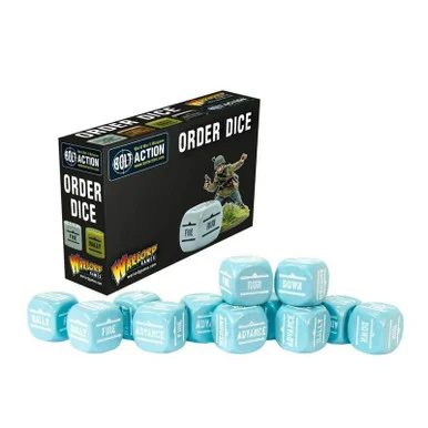 Bolt Action: Accessories - Orders Dice pack - Blue