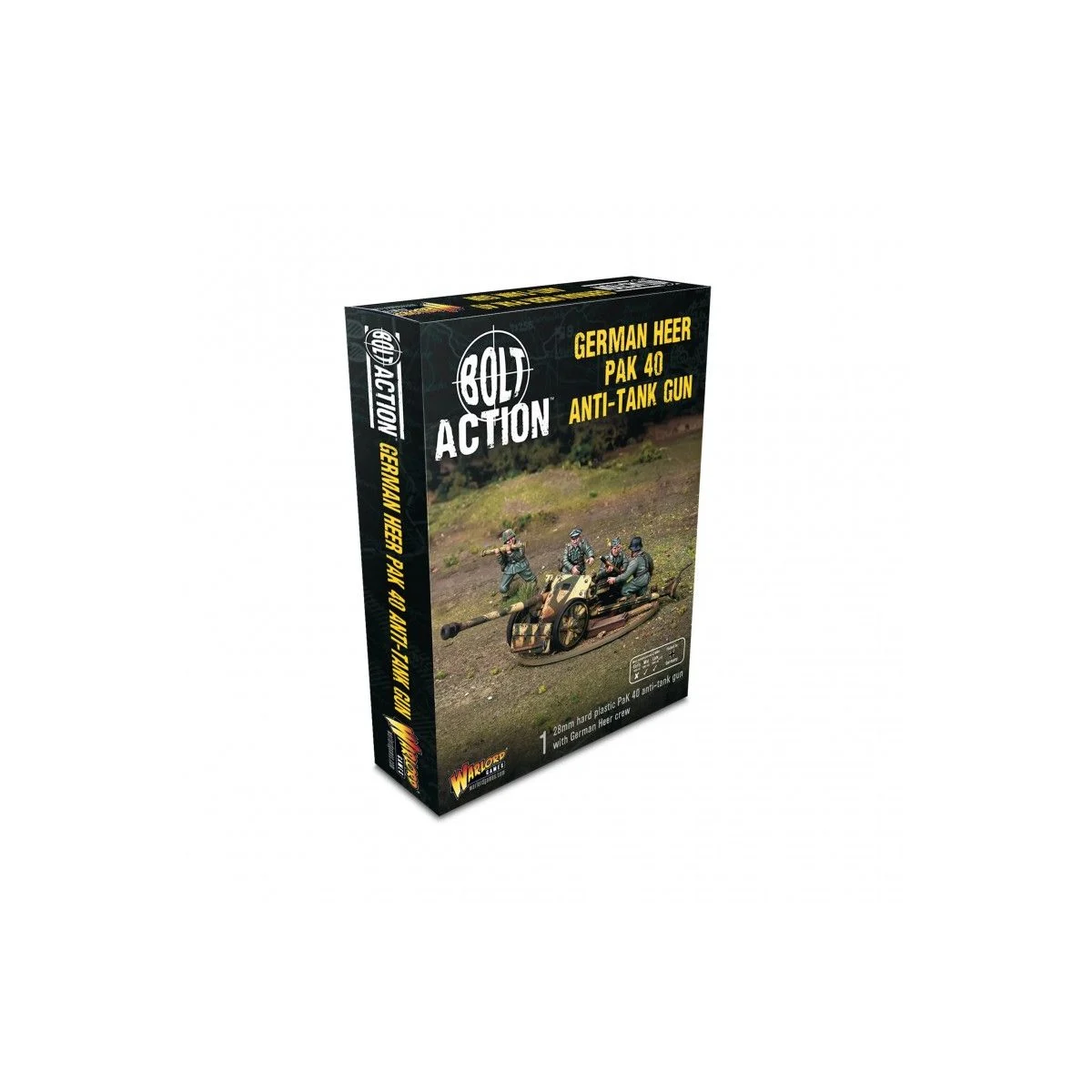 German Pak 40 Anti-Tank Gun Figurine games