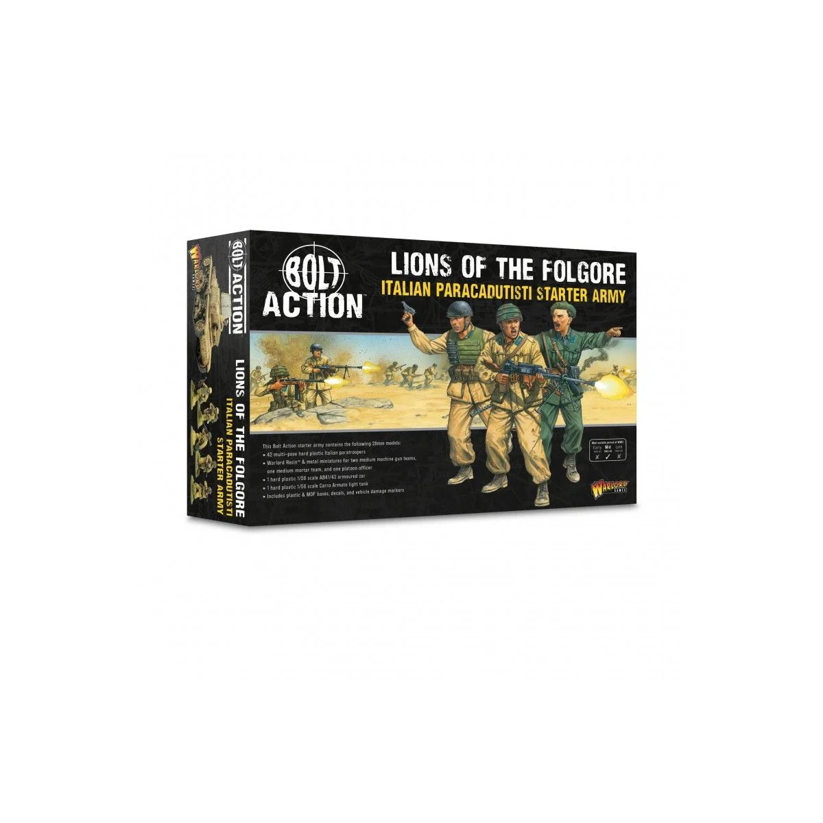 Lions of the Folgore - Italian Paracadutisti Starter Army Figurine games