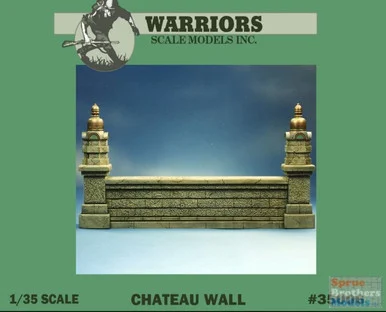 WARN35006 1:35 Warriors Scale Models - Chateau Wall
