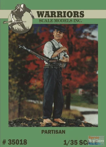 WARN35018 1:35 Warriors Scale Models Figure: Partisan
