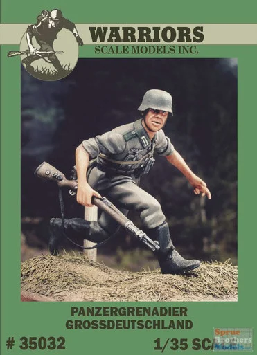 WARN35032 1:35 Warriors Scale Models Figure: Panzergrenadier Grossdeutschland