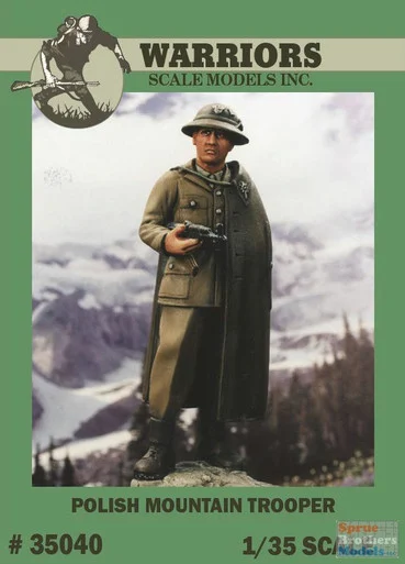 WARN35040 1:35 Warriors Scale Models Figure: Polish Mountain Trooper
