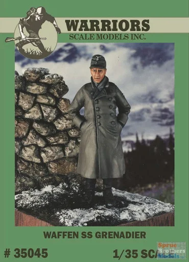 WARN35045 1:35 Warriors Scale Models Figure: Waffen SS Grenadier