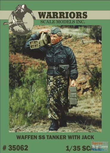 WARN35062 1:35 Warriors Scale Models Figure: Waffen SS Tanker with Jack