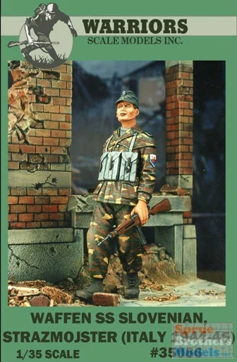 WARN35086 1:35 Warriors Scale Models Figure: Waffen SS Slovenian Strazmojster Italy 1944-45