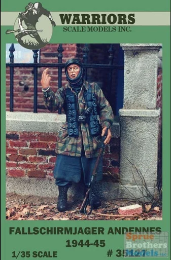 WARN35127 1:35 Warriors Scale Models Figure: Fallschirmjager Ardennes 1944-45
