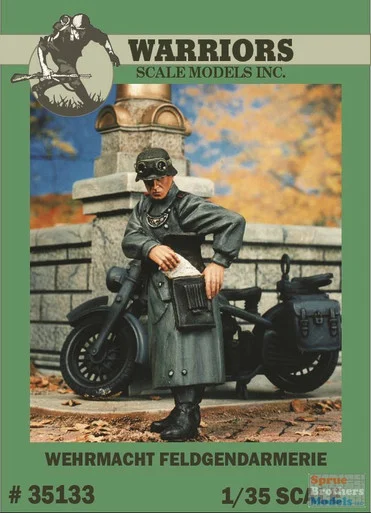 WARN35133 1:35 Warriors Scale Models Figure: Wehmacht Feldgendarmerie