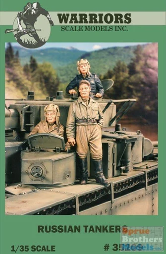 WARN35209 1:35 Warriors Scale Models Figure Set: Russian Tankers