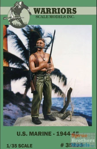 WARN35223 1:35 Warriors Scale Models Figure: US Marine 1944-45