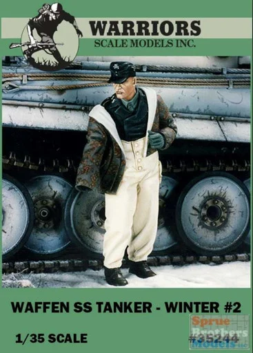 WARN35244 1:35 Warriors Scale Models Figure: Waffen SS Tanker Winter #2