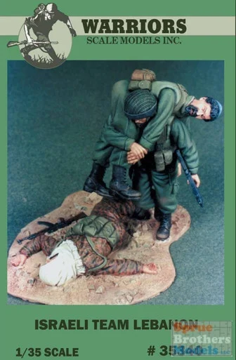 WARN35340 1:35 Warriors Scale Models Figure Set: Israeli Team Lebanon