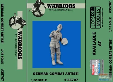 WARN35707 1:35 Warriors Scale Models Figure: German Combat Artist