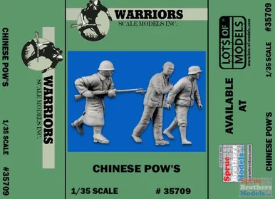 WARN35709 1:35 Warriors Scale Models Figures: Japanese Soldier & Chinese POWs (3 figures)