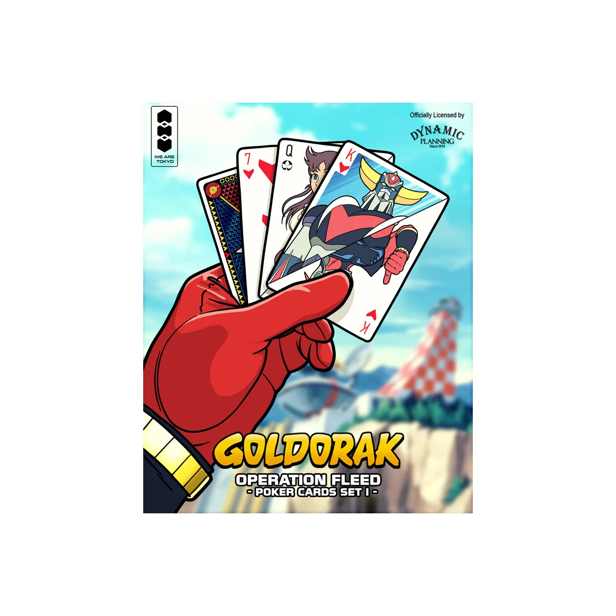 Goldorak 54 Card Poker Game Actarus - WE ARE TOKYO