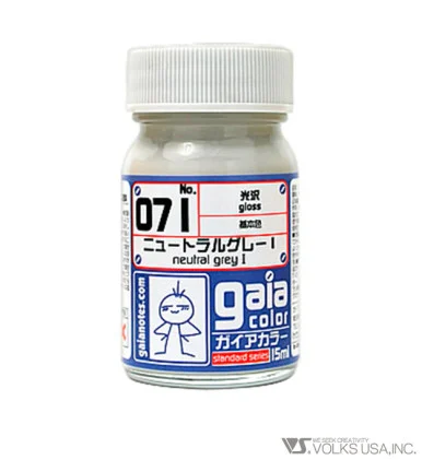 Gaia Base Color 071 Gloss Neutral Grey I - 15ml