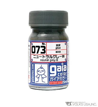 Gaia Base Color 073 Gloss Neutral Grey III - 15ml