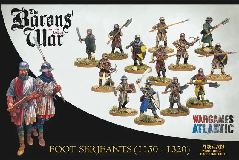 Wargames Atlantic: Foot Serjeants (1150-1320) – The Baron's War Collection