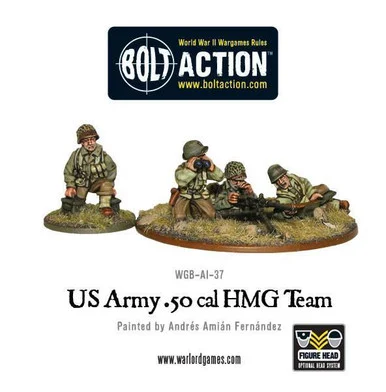 Bolt Action: Americans - US Army 50 Cal HMG team