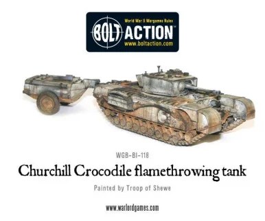 Bolt Action: British - Churchill Crocodile Flamethrowing Tank