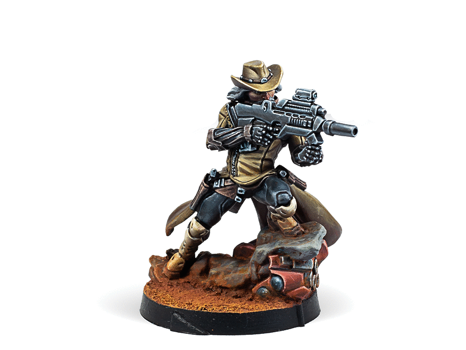 Infinity NA2 Wild Bill, Legendary Gunslinger (Contender) Miniature Game Figure - Corvus Belli
