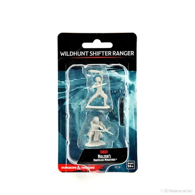 Wizkids 90238 Dungeons & Dragons Nolzur`s Marvelous Unpainted Miniatures: Shifter Wildhunt Ranger Male