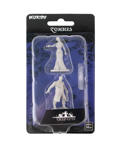 Wizkids 90532 WizKids Deep Cuts Unpainted Miniatures: Zombies