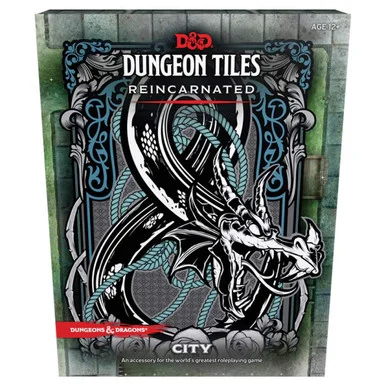 Wizards of the Coast C49110000 Dungeons & Dragons RPG: Dungeon Tiles Reincarnated - City