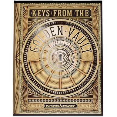 Wizards of the Cost D2430000 Dungeons & Dragons RPG: Keys from the Golden Vault Alternate Hard Cover - Wizards of The Coast